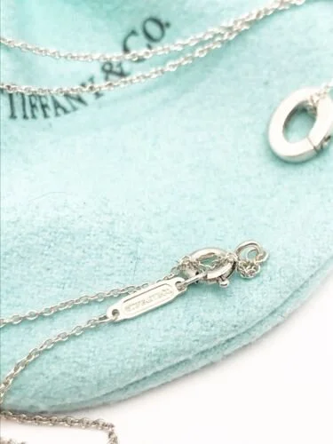 Tiffany & Co. Sterling Silver Clasp Necklace 16